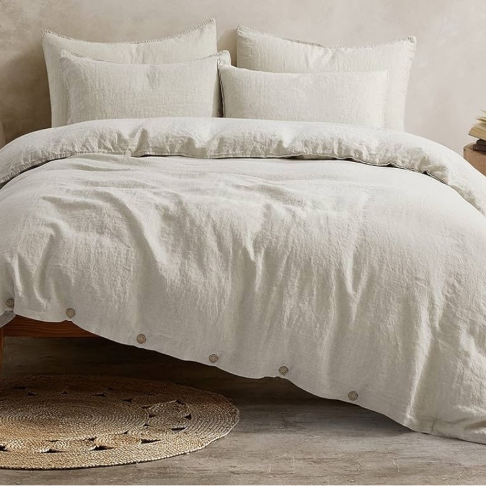 Elegant Linen Bedding Set